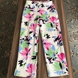 NWOT Geiger Collection Multi Color Pant Sz 36